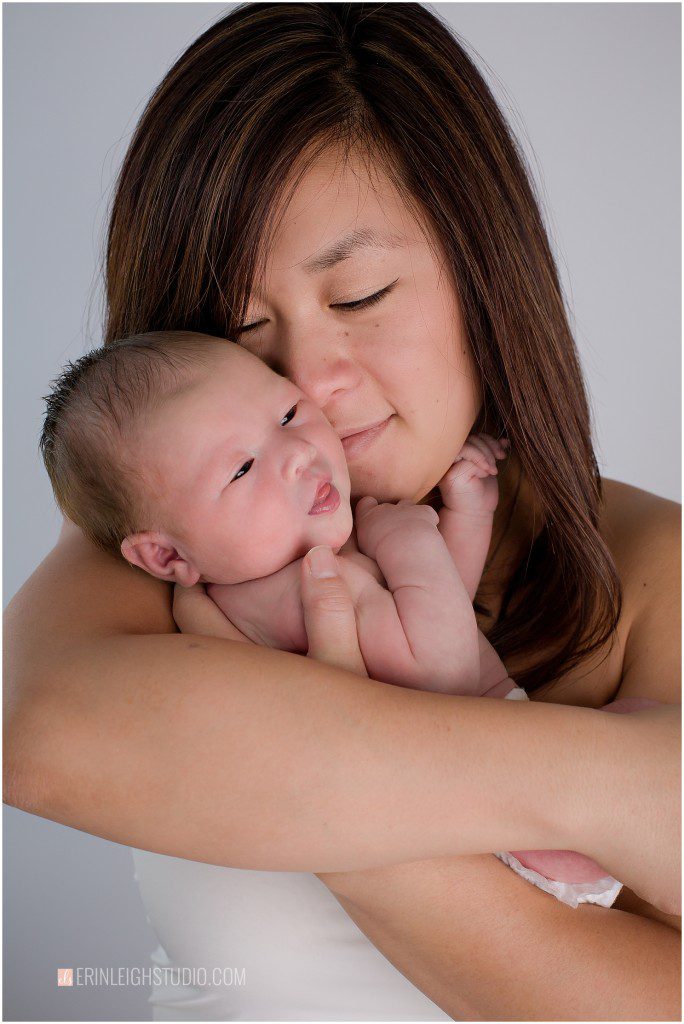 mommy and baby newborn photography