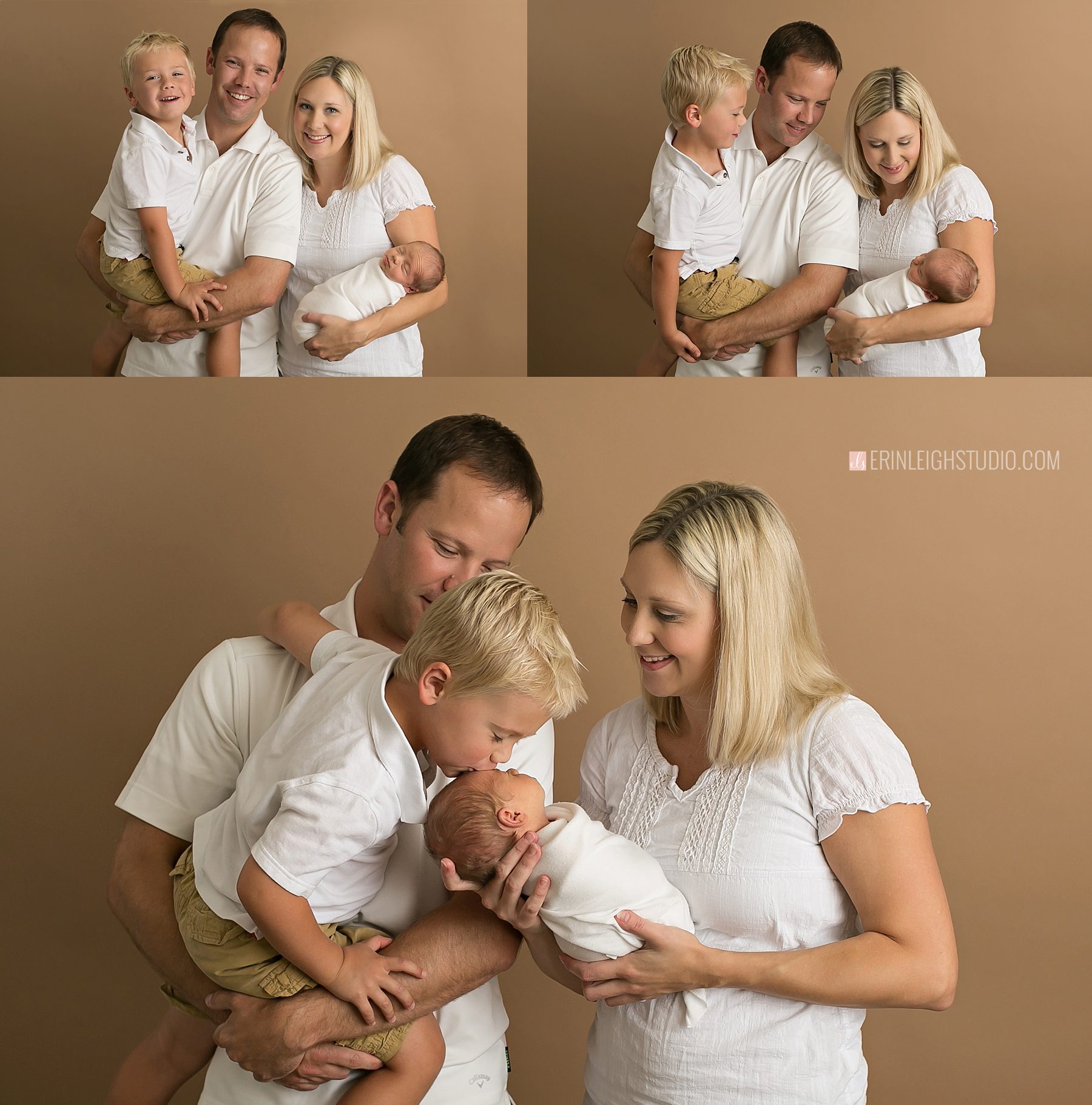 family with newborn photos