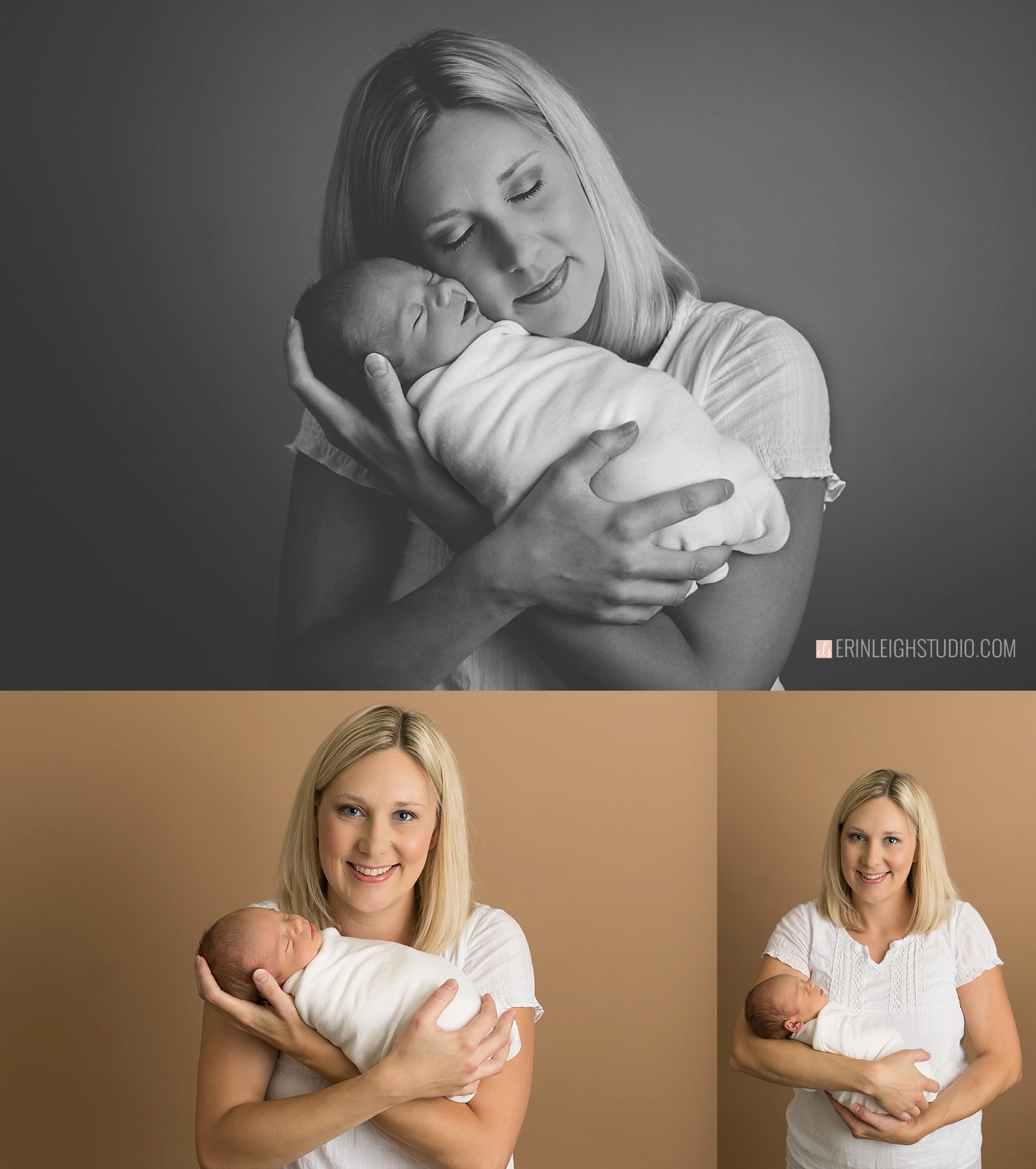 mom with newborn photos